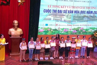 Lễ tổng kết và trao giải thưởng cuộc thi ” Đại sứ văn hóa đọc toàn quốc năm 2020″