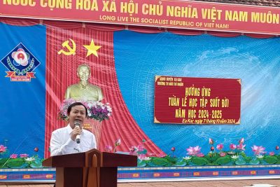 Tuần lễ hưởng ứng học tập suốt đời năm 2024; Chủ đề “Phát triển văn hóa đọc thúc đẩy học tập suốt đời”